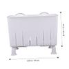 FRCOLOR Aquarium Isolation Box, 1-Piece Plastic Breeding Box, White view 2