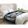 Lighthouse Moon & Stars Plush Flannel Fleece Blanket, 150 x 200 cm view 3