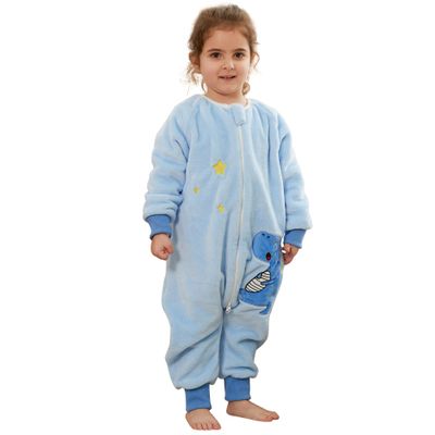 HAHASHOW Baby Winter Sleep Sack with Fine Flannel, 2.5 TOG, 9–18 Months, Dinosaur