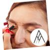SOLUSTRE 3-Piece Durable Stainless Steel Eyebrow Ruler, Easy to Use and Carry, for Makeup Artists view 4