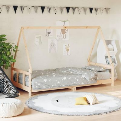 INLIFE Children's Bed 90 x 190 cm Solid Pine, 19.25 kg, 834462