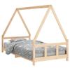 INLIFE Children's Bed 90 x 190 cm Solid Pine, 19.25 kg, 834462 view 2