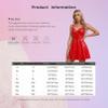 Women’s Pink Wetlook Patent Leather Mini Dress, XL view 2