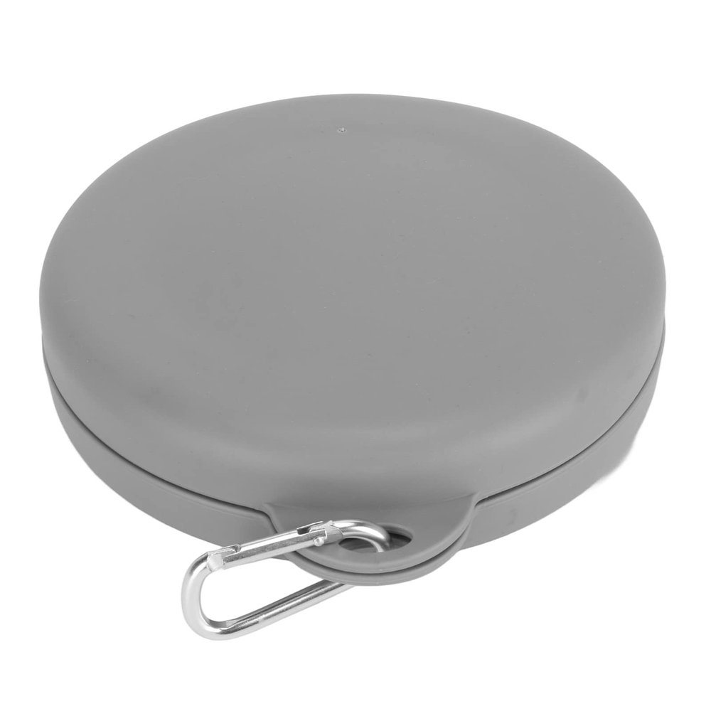 Glomora Collapsible Dog Bowl, Foldable Silicone Bowl with Carabiner, BPA-Free and Easy to Clean, Perfect for On the Go
