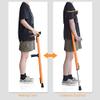 SilteD Height-Adjustable Forearm Crutches, Pair, Ergonomic Extendable Aluminum Crutches with Padded Grips, Supports up to 550 lb (Blue) view 4