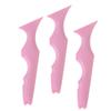 FRCOLOR 3-Piece Reusable Silicone Eyeliner Stencil Set view 1
