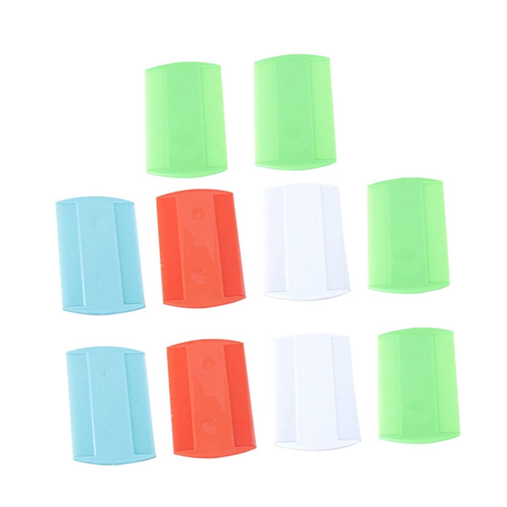 FRCOLOR 10-Piece Double-Sided Pet Comb Set