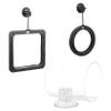 FRCOLOR 3-Piece Floating Fish Feeding Rings with Suction Cups view 1