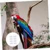 FRCOLOR 8-Piece White Plastic Parrot Feeders with Simple Hanging Design view 3