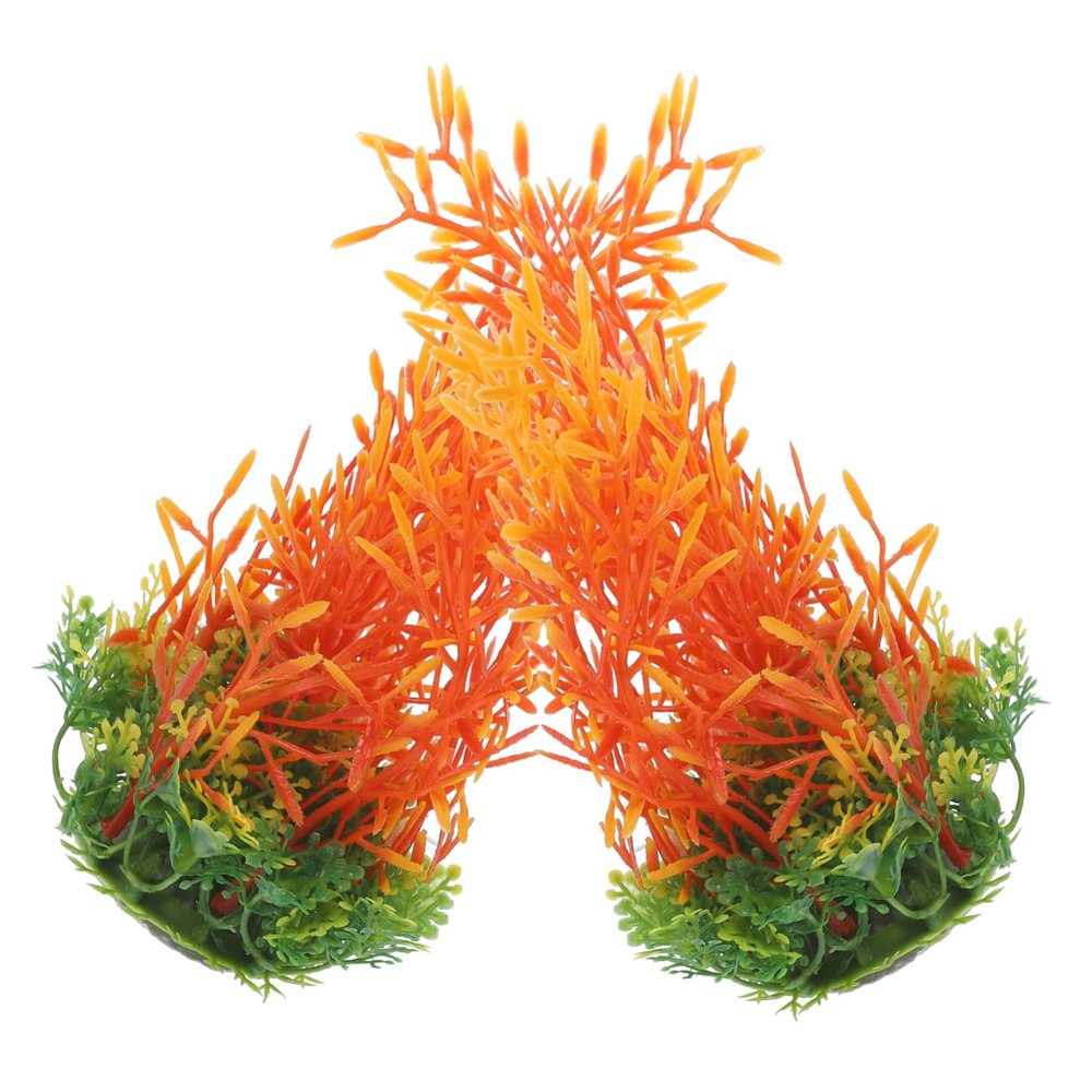 ABOOFAN 2-Piece Aquarium Decoration Plants