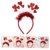 ABOOFAN 2-Piece Sequin Heart Headbands view 2