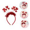ABOOFAN 2-Piece Sequin Heart Headbands view 4