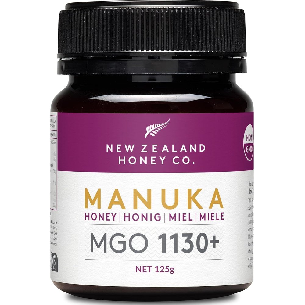 New Zealand Honey Co. Manuka Honey MGO 1130+, Raw & Monofloral, 125 g