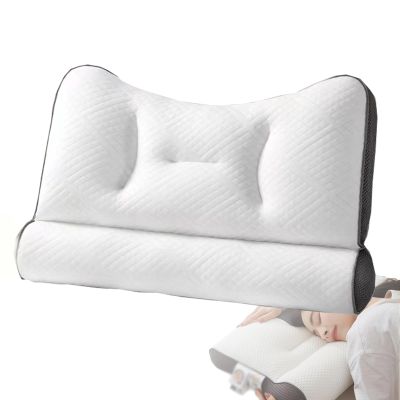 IbdrY Cervical Neck Pillow with Counter-Traction Support for Side and Back Sleepers