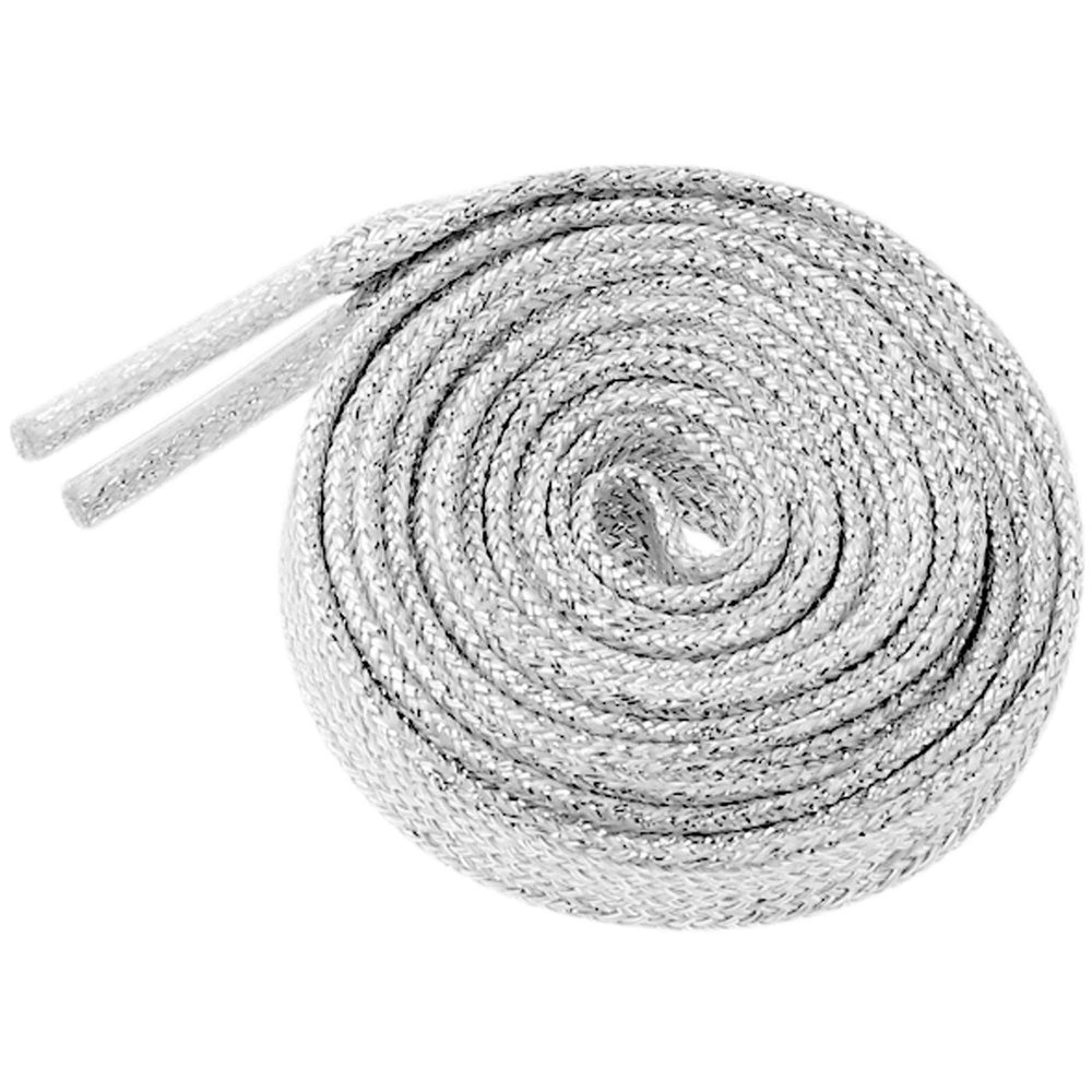 Elerevyo Shiny Glitter Flat Metallic Shoelaces for Sneakers, 1 Pair