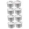 BESTonZON 8-Piece Food-Grade Aluminum Storage Tins with Lids view 1