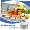 BESTonZON 8-Piece Food-Grade Aluminum Storage Tins with Lids view 2