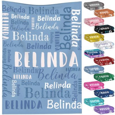 YanNanKe Personalized Name Blanket for Babies, Children and Adults