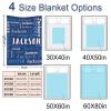 YanNanKe Personalized Name Blanket for Babies, Children and Adults view 2