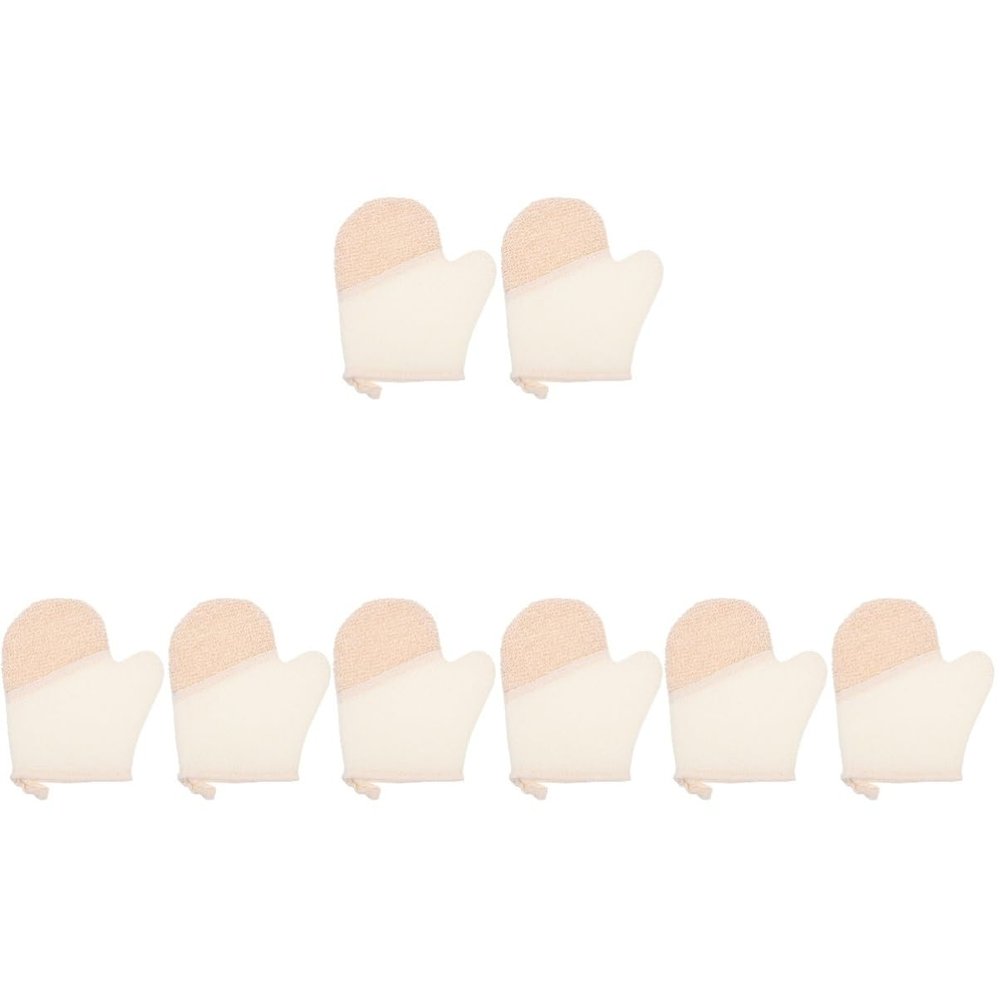 Cabilock Exfoliating Shower and Bath Gloves, 4 Sets