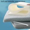 Foam Mattress Topper for Eyelash Beds, Spa Beds and Massage Tables with Elastic Straps (70 x 190 x 6 cm, White) view 2