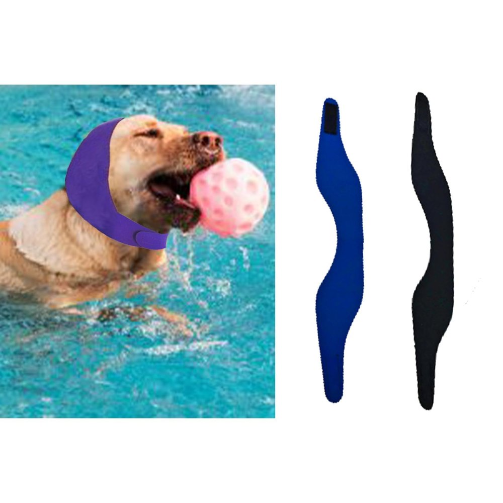Manon ROSA Dog Swim Cap, Waterproof, 2 Pack
