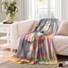 Strunt Cute Elephant Fleece Blanket, Cashmere-Feel Cozy Throw for Children and Adults, 60 x 80 in (150 x 200 cm) view 3