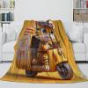 Cute Tiger 3D Cartoon Printed Blanket for Kids and Adults, Soft Warm Flannel Throw for Bed and Couch, 40 x 50 in (100 x 130 cm) view 2