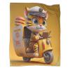 Cute Tiger 3D Cartoon Printed Blanket for Kids and Adults, Soft Warm Flannel Throw for Bed and Couch, 40 x 50 in (100 x 130 cm) view 4