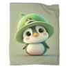Cute Penguin Cartoon Animal Blanket, Soft Lightweight Fleece Blanket for Warmth Year-Round, 60 x 80 in (150 x 200 cm) view 4