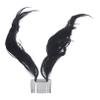 ABOOFAN 3-Piece Messy Bun Hairpiece for Synthetic Hair, Easy to Attach with Comb Clip, for Voluminous Hairstyles, Natural Black view 3
