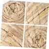 Minkissy Hamster and Parrot Chew Toy - Natural Straw Ball view 3
