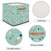 TropicalLife 36 L Foldable Fabric Storage Basket with Colorful Dots view 3