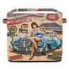 TropicalLife American Vintage Car 36L Foldable Fabric Storage Basket view 1