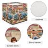 TropicalLife American Vintage Car 36L Foldable Fabric Storage Basket view 3