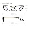 PARWANA Stylish Cat-Eye Reading Glasses for Women, Blue-Light Blocking, Red, +1.50 view 3