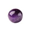 AtkitS Natural Amethyst Crystal Ball, Reiki Quartz Energy Ornament, 1 pc view 1