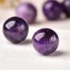 AtkitS Natural Amethyst Crystal Ball, Reiki Quartz Energy Ornament, 1 pc view 2