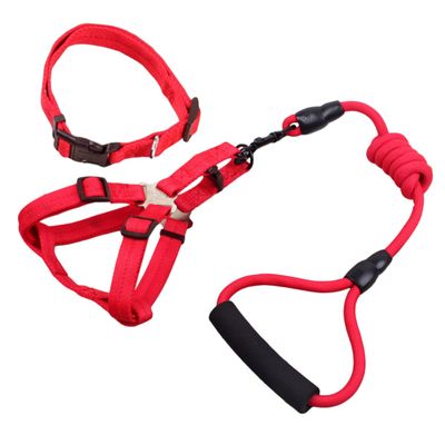 FRCOLOR 3-Piece Dog Harness with Leash