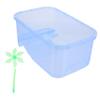 minkissy 3-Piece Plastic Reptile Feeding Boxes for Turtles, Geckos, and Small Pets view 1