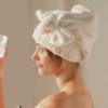 Vesone Hair Drying Towel | Soft, Quick-Drying Hair Towel with Bow Knot view 2