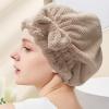 Vesone Quick-Dry Hair Towel Wrap with Bow Knot view 2