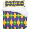 3-Piece Queen TENCEL Duvet Cover Set with 2 Pillowcases – Wrinkle-Resistant Aesthetic Carnival Design view 2