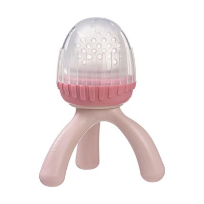 b.box Silicone Fresh Food Feeder, Blush, 4+ Months