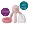 b.box Silicone Fresh Food Feeder, Blush, 4+ Months view 2