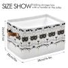 Cool Cat White Animal Storage Basket for Toys and Laundry view 4
