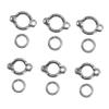 minkissy 6-Piece Open Leg Rings for Parrots and Birds view 1