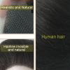 Men’s Front Hairpiece, 5.9 × 2.75 in, Natural Hairline Replacement, W-Shaped Tip, Thin Skin Base, Black view 4