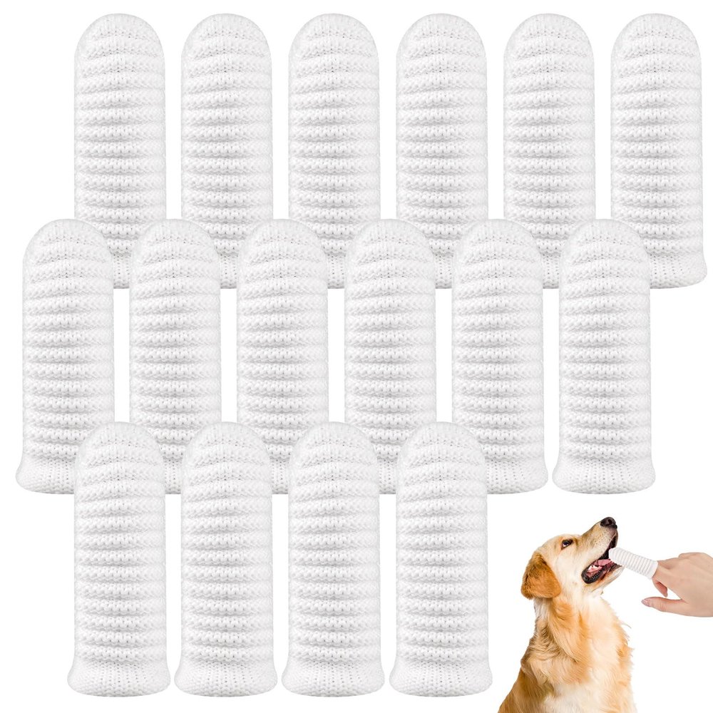 16 Pack Dog Finger Toothbrushes