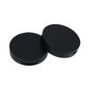 POPETPOP 4-Piece Round Refillable Cosmetic Containers with Mirrors, Black view 3